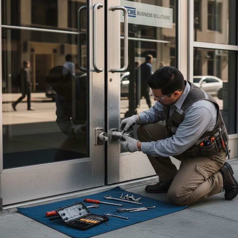 Metal Entrance Door Repair Service