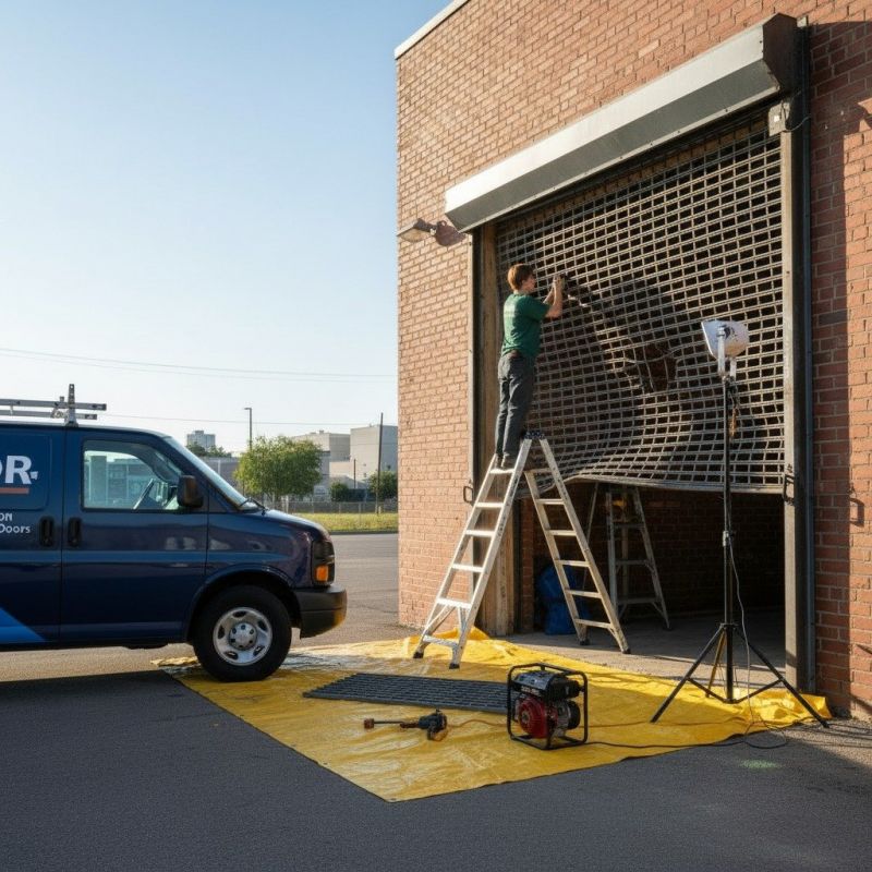 Metal Entrance Door Repair
