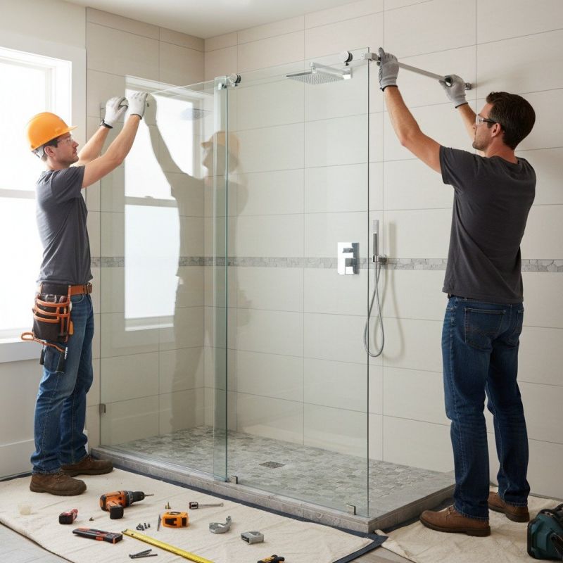 Glass Shower Door Installation